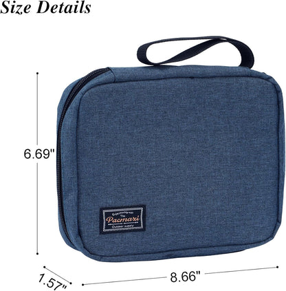 20 Watch Bands Storage Carrying Case Compatible with Watches,Expandable Watch Band Holder Stores 20 Watch Bands Fit for Most Sizes of Watch Straps,Organizer for Watch Bands, Bag Only (Blue)