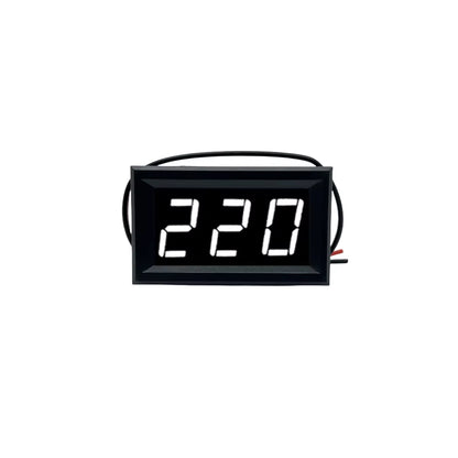 AC 70-500V 0.56" LED Digital Voltmeter Voltage Meter Volt Instrument Tool 2 Wires Red Green Blue Display 110V 220V DIY 0.56 Inch