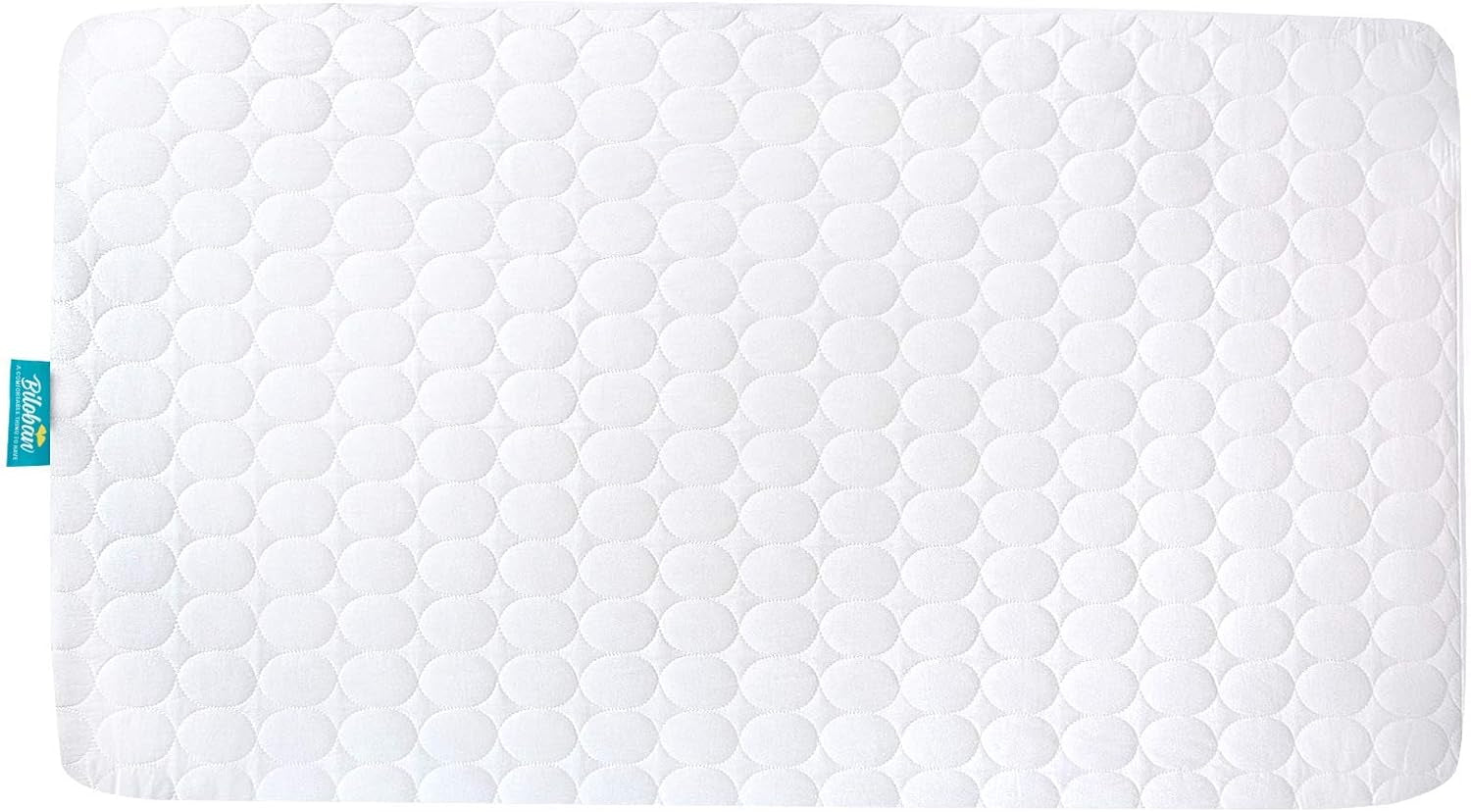 Crib Mattress Protector Pad Waterproof, Toddler Machine Washable & Dryer Fit Baby Bed Mattress Protector (Standard Size 52” X 28”)